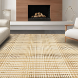 Ultra Soft Area Rug, Non Slip, Stain Resistant, Washable Area Rugs for Living Room, Bedroom, Contemporary Taupe Animal Patterns(Beige)