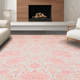 Ultra Soft Area Rug, Non Slip, Stain Resistant, Washable Area Rugs for Living Room, Bedroom, Rustic Pink Petal Textures(Pink)