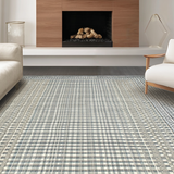 Ultra Soft Area Rug, Non Slip, Stain Resistant, Washable Area Rugs for Living Room, Bedroom, Rustic Abstract Organic Patterns(Gray)