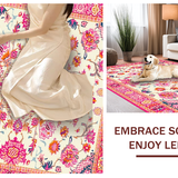 Pastel Floral Whimsy(Ivory)
