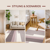 Classic Muted Stripe Elegance(Ivory)