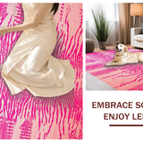 Bright Pink Funhouse Decor Style(Pink)