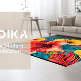 Bold Multicolored Geometric Design(Red)