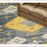Vintage Ethnic Distressed Aesthetic(Yellow)