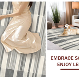 Chic Coastal Striped Aesthetic(Beige)