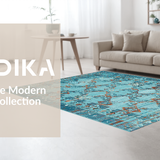 Neutral Geometric Texture(Blue)