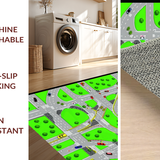 Charming Road Map Aesthetic(Green)