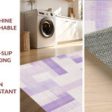Ultra Soft Area Rug, Non Slip, Stain Resistant, Washable Area Rugs for Living Room, Bedroom, Coquette Bow Area Rug Uno Reverse Design Aesthetic Decor Carpet(Purple)
