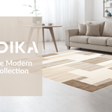 Ultra Soft Area Rug, Non Slip, Stain Resistant, Washable Area Rugs for Living Room, Bedroom, Vibrant Earthy Abstract Composition(Beige)