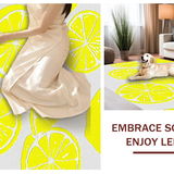 Quirky Modern Citrus Illustration(Yellow)