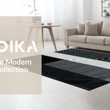 Ultra Soft Area Rug, Non Slip, Stain Resistant, Washable Area Rugs for Living Room, Bedroom, Chic Monochrome Humorous Message(White)