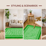 Charming Vibrant Shamrock Motif(Green)