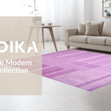 Ultra Soft Area Rug, Non Slip, Stain Resistant, Washable Area Rugs for Living Room, Bedroom, Elegant Smooth Surface Modern Appeal(Purple)