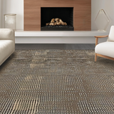 Ultra Soft Area Rug, Non Slip, Stain Resistant, Washable Area Rugs for Living Room, Bedroom, Sophisticated Classic Cow Design(Beige)