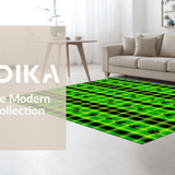 Elegant Green and Black Geometric(Green)