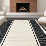 Artistic Coastal Striped Visual Appeal(Black)