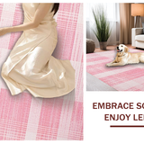 Chic Plush Abstract Harmony(Pink)