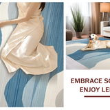 Whimsical Curved Jute Aesthetic(Blue)