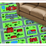 Playful Cityscape Road Design(Green)