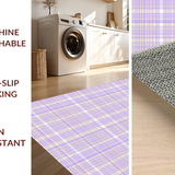 Ultra Soft Area Rug, Non Slip, Stain Resistant, Washable Area Rugs for Living Room, Bedroom, Sophisticated Transitional Textured Appeal(Purple)