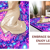 Striking UV Reactive Circular Art(Purple)