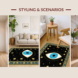 Ethnic Geometric Eye Symbol(Black)