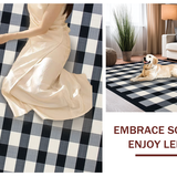 Contemporary Geometric Black Grey Aesthetic(Black)