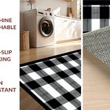 Artful Black and White Checkerboard(Black)