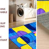 Modern Tiled Color Fusion(Blue)