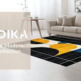 Dynamic Monochrome Geometric Motif(Black)