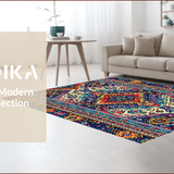 Ultra Soft Area Rug, Non Slip, Stain Resistant, Washable Area Rugs for Living Room, Bedroom, mushroom snail kitchen(Red)
