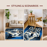 Visual Serenity Wolf Moon(Blue)