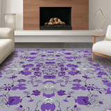 Ultra Soft Area Rug, Non Slip, Stain Resistant, Washable Area Rugs for Living Room, Bedroom, Bold Modern Shaggy Aesthetic(Purple)