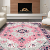 Whimsical Ogee Print with Hues(Pink)