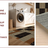 Ultra Soft Area Rug, Non Slip, Stain Resistant, Washable Area Rugs for Living Room, Bedroom, Chic Earthy Leopard Aesthetic(Brown)