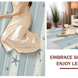 Elegant Grey Trellis Aesthetic(Blue)