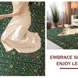 Contemporary Abstract Round Motif(Green)