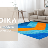 Bright Pastel Geometric Touch(Blue)