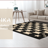 Elegant Rustic Star Border Accent(Black)