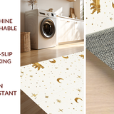 Celestial Pastel Clouds and Stars(Beige)