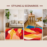 Dynamic Colorful Wave Aesthetic(Red)