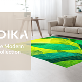 Bright Cheerful Shag Design(Green)