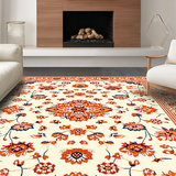 Whimsical Low Pile Floral Aesthetic(Beige)