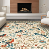Stylish Rustic Bird Motif(Beige)