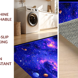 Ultra Soft Area Rug, Non Slip, Stain Resistant, Washable Area Rugs for Living Room, Bedroom, Charming Astral Theme Expression(Purple)