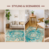 Cozy Vintage Symmetrical Elements(Green)