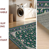 Intricate Vintage Botanical Weave(Green)