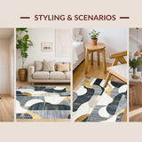 Trendy Transitional Linear Design(Gray)