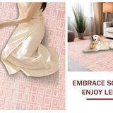 Charming Rustic Ombre Fluffy Look(Pink)