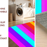 Festive Striped Contemporary Motif(Red)